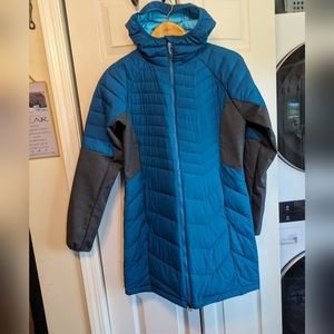 Columbia OYANTA TRAIL Hooded Long Coat women medium